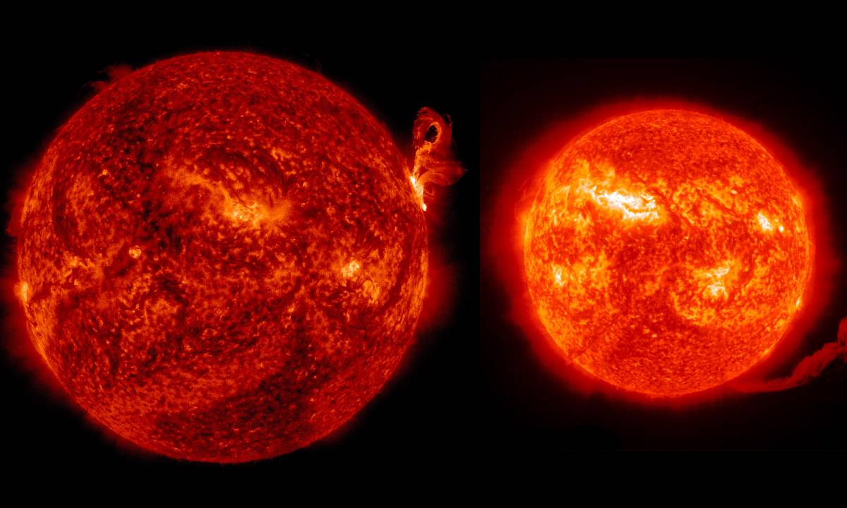 NASA revela impactante video de una enorme mancha solar en nuestra estrella